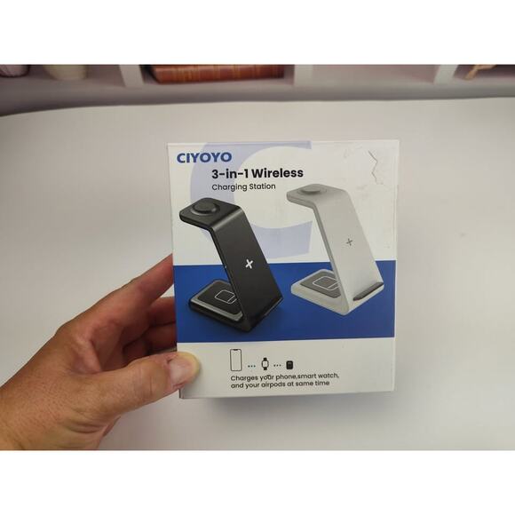 NEW 3 in 1 Wireless Charging Station - Picture 1 of 5